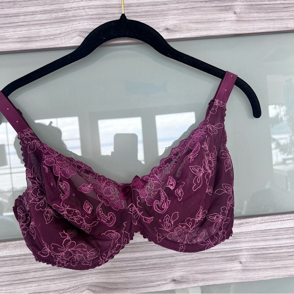 Prima Donna Plum Lace Bra